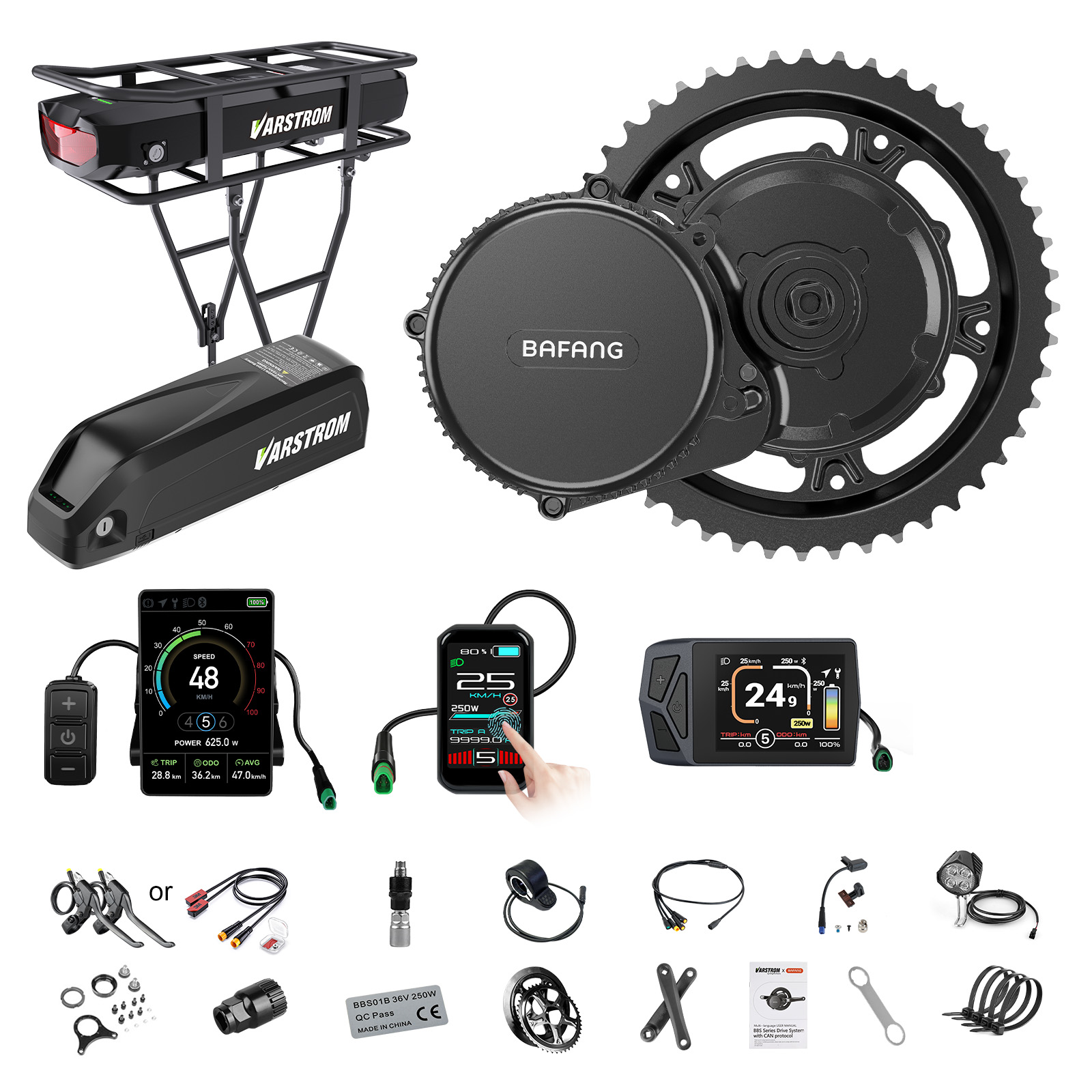 [US Shipping] Bafang Motor 750 - Bafang Bbs02B 48V 750W Mid Drive Kit recension och pris